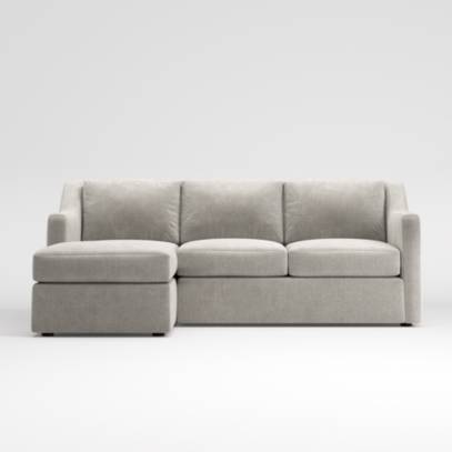 Crate and barrel barrett lounger cheap